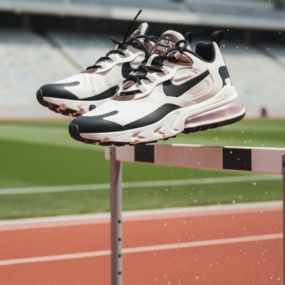Nike Air‎ Max 270 React  - Black and White